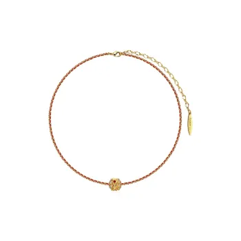 BOONEE ALUS Gold Plated Copper Synthetic Cubic Zirconia Necklaces Women's