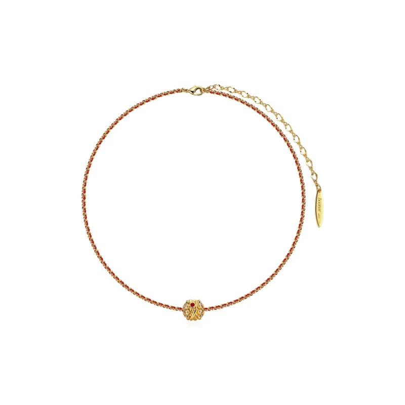 BOONEE ALUS Gold Plated Copper Synthetic Cubic Zirconia Necklaces Women's-0