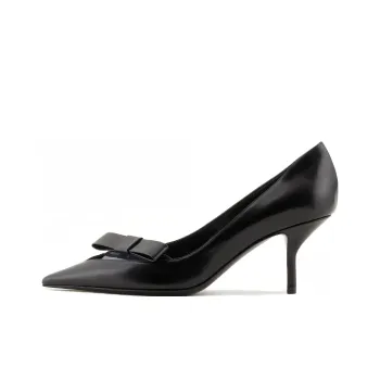 GIORGIO ARMANI Slim Heel High Heels 6.5cm Women's Black