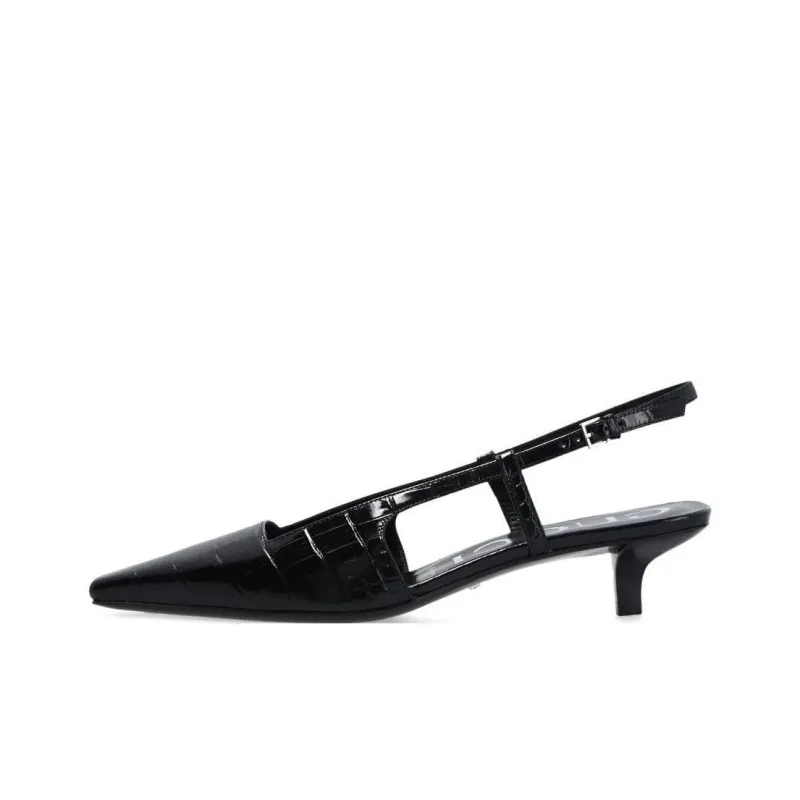 GUCCI 35mm Crocodile-effect Slingback Pumps-0