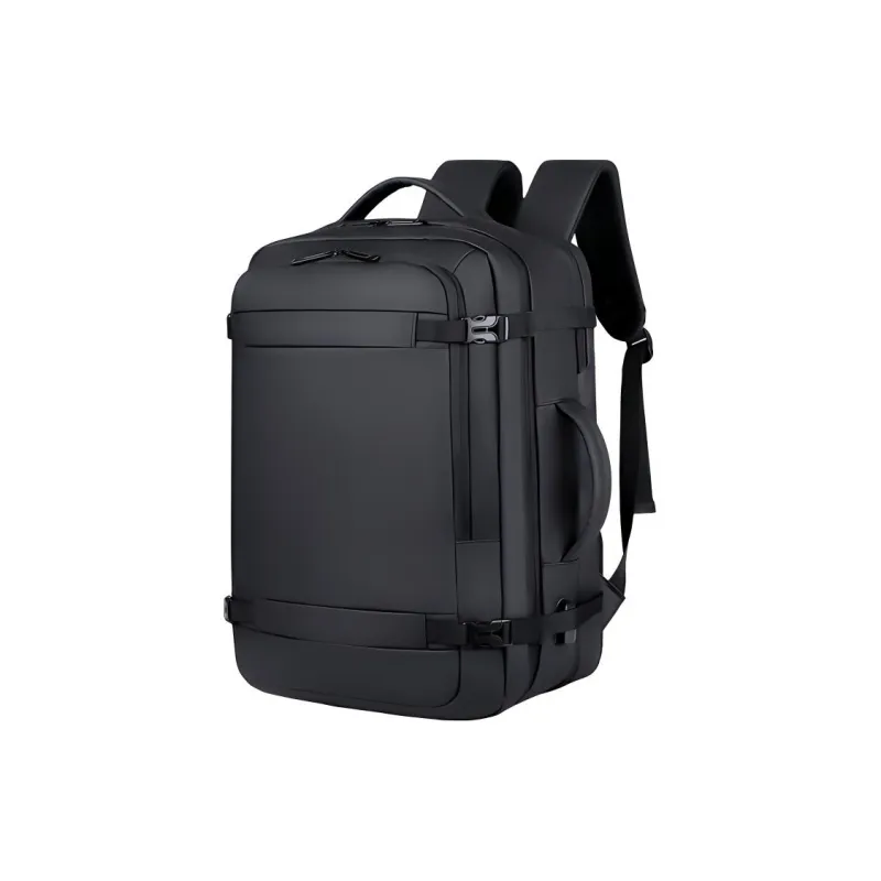 DOSRFINI Oxford Backpack Large Size Men's Black/Dark Gray/Light Gray-0