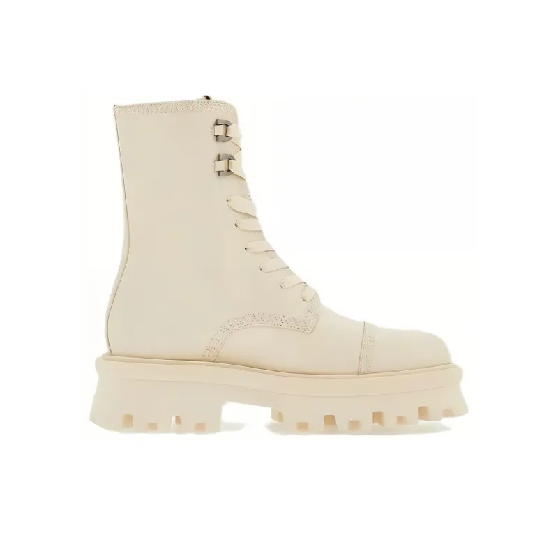 FERRAGAMO Lace-up Leather Boots-1