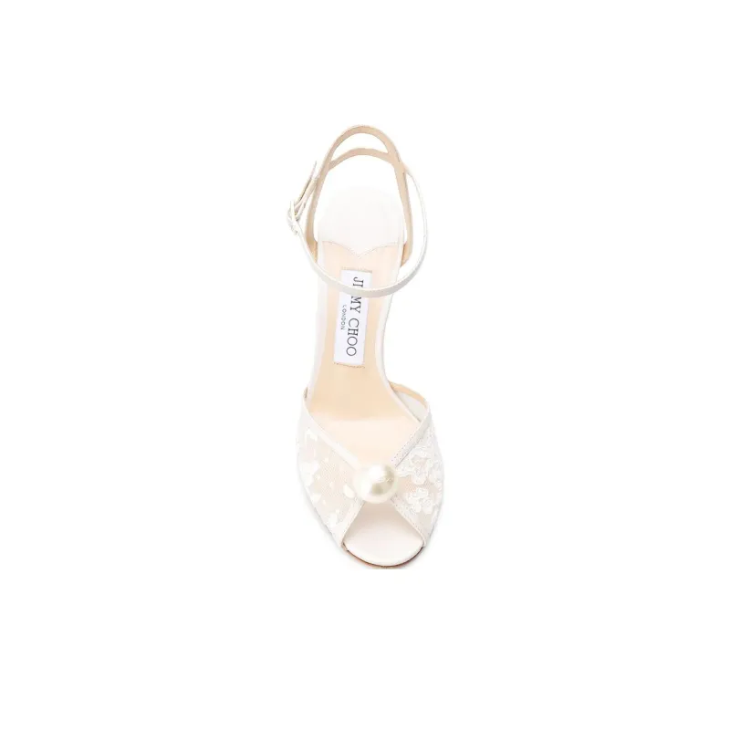Jimmy Choo Sacora 85mm Pearl-embellished Sandals-4