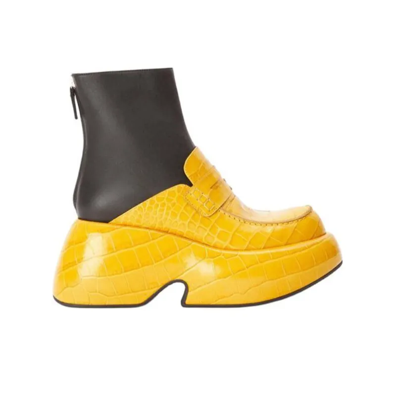 LOEWE Ankle Boots Women's Yellow-1