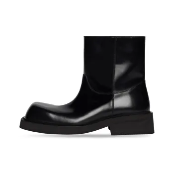 Balenciaga Inspector Ankle Boots Men's Black