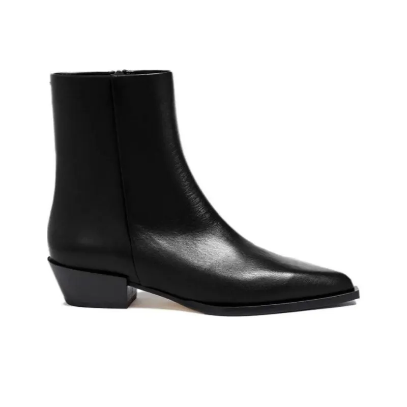 Aeyde Ruby Ankle Boots 4cm Women's Black-1