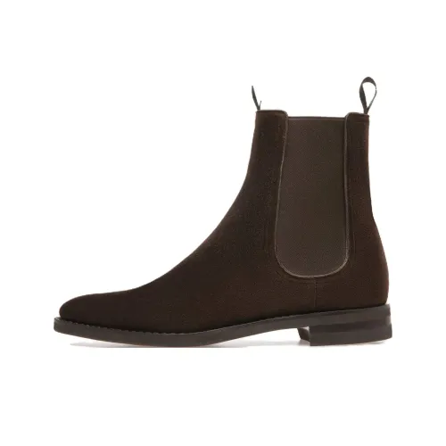 BALLY Short Chelsea Boots Men's Brown