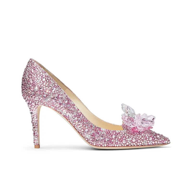 Jimmy Choo Alia High Heels 8.5cm Women's Rose Pink-1