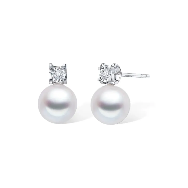 SUNFEEL Freshwater Pearl Stud Earrings Women's-0