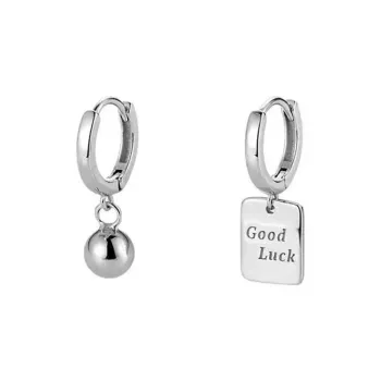 May10th S925 Silver Stud Stud Earrings Women's