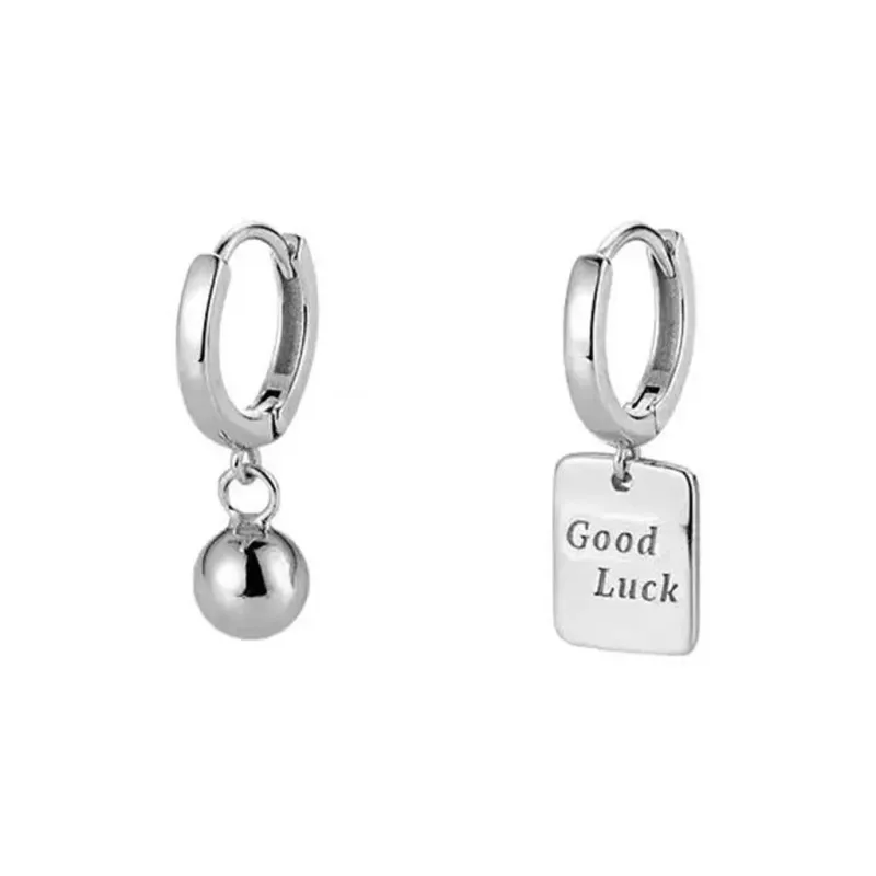 May10th S925 Silver Stud Stud Earrings Women's-0
