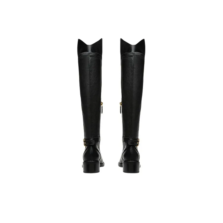 BALLY Eloire Leather Long Boots-3