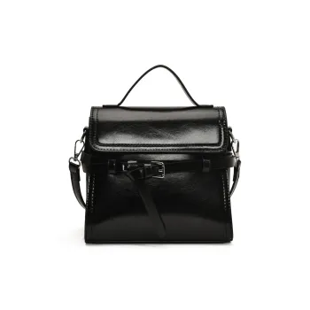 HCXK PU Handbag Regular Women's Black/Red/Coffee/Brown
