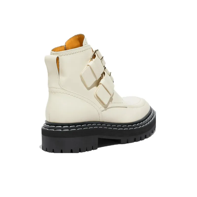 PROENZA SCHOULER Leather Buckle Boots-3