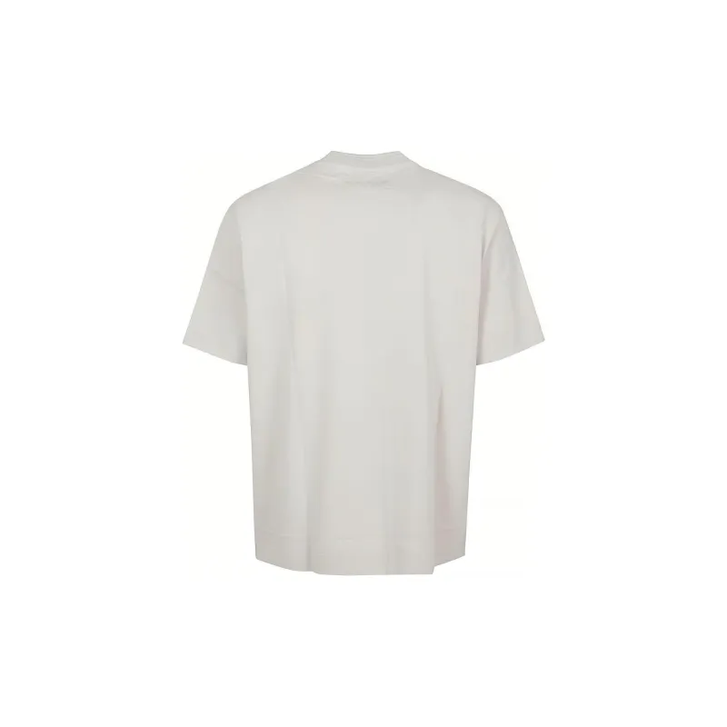 EMPORIO ARMANI Textured Gradient Eagle Heavy Jersey T Shirt-1