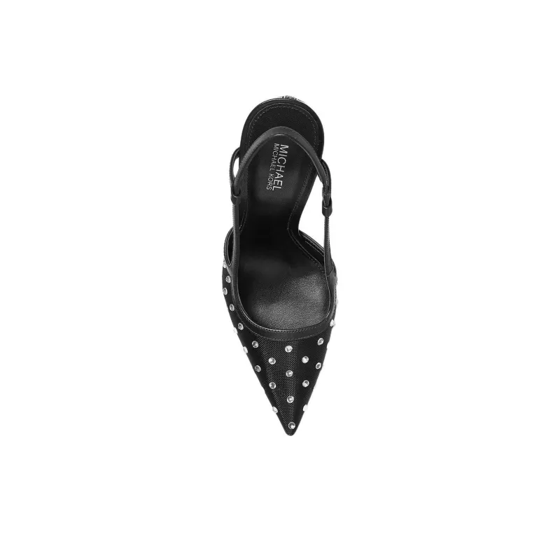 MICHAEL KORS Alora Slim Heel High Heels 10.8cm Women's Black-3