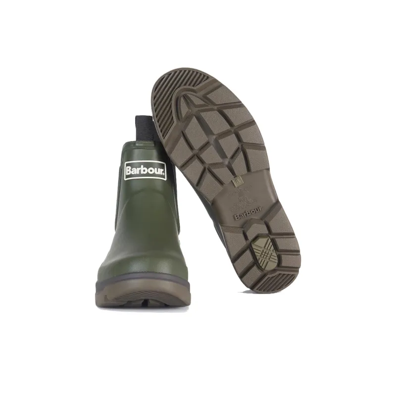 BARBOUR Chelsea Boots Men's Green-5