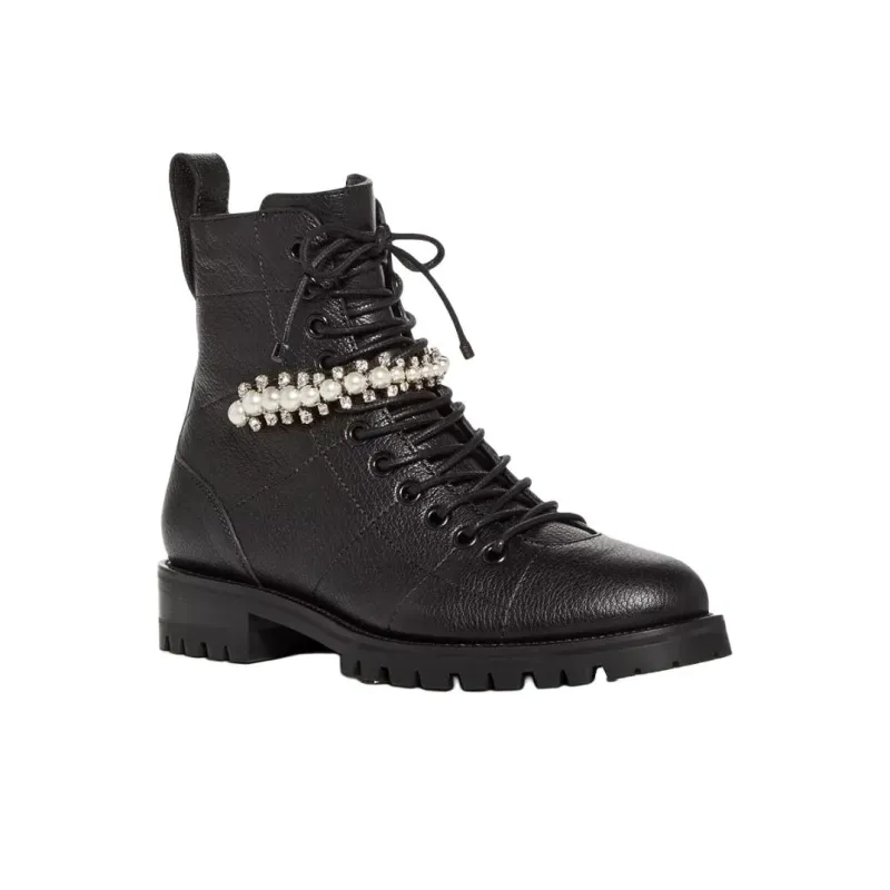 Jimmy Choo Cruz Combat Ankle Boots-2