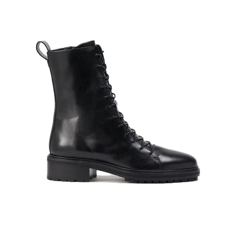 Aeyde Isa Leather Lace up Boots Women's-1