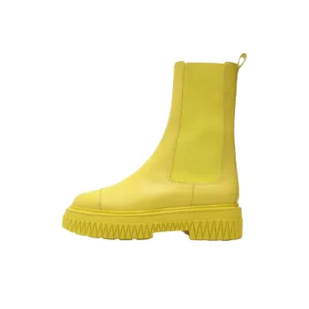 Schutz Short Chelsea Boots Women's Yellow