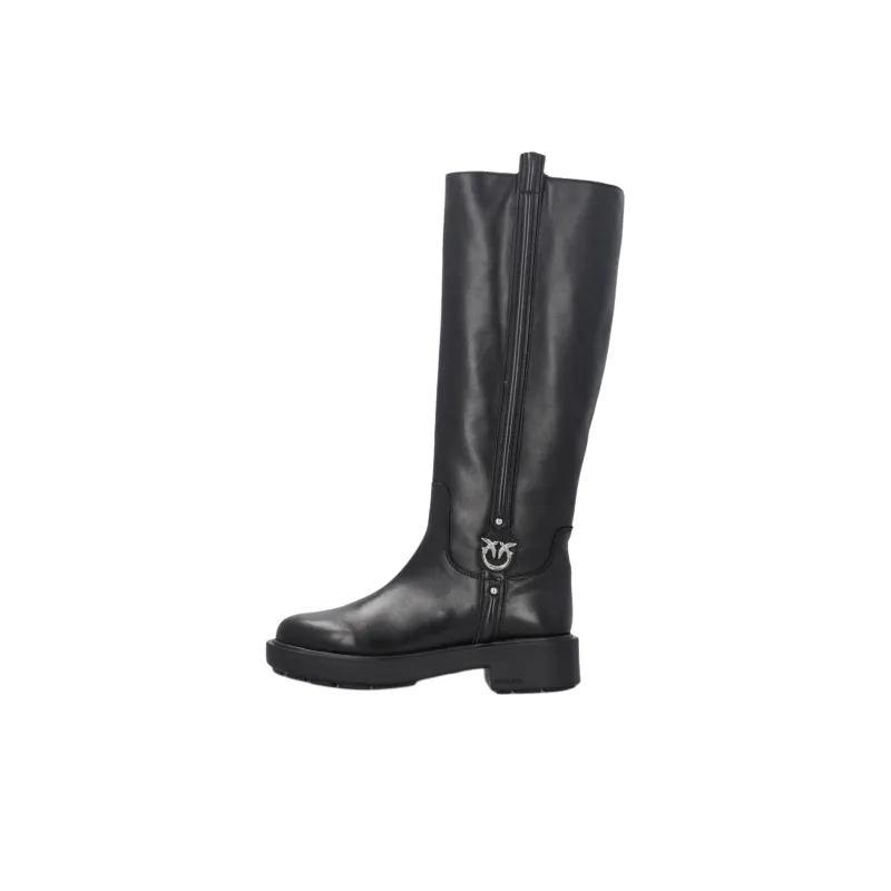 PINKO Logo Detailed High Boots Women's-0