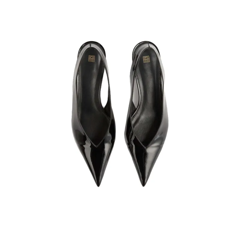 TOTEME 35mm The Wedge Heel Slingback Pumps-4