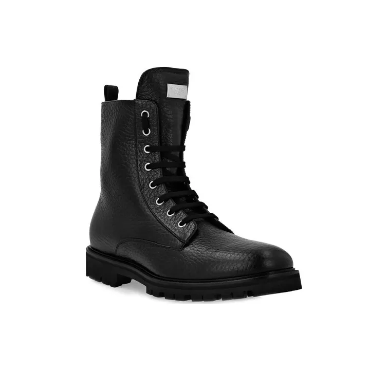 PHILIPP PLEIN Star-studded Leather Boots-1