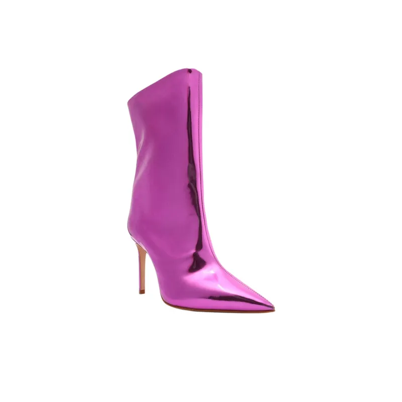 Schutz Mary Ankle Boots 10cm Women's Pink Purple-2