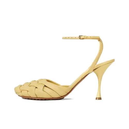 Bottega Veneta Cone Heel High Heels Women's Yellow