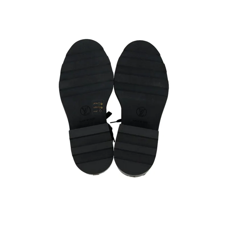LOUIS VUITTON Beaubourg Louis Vuitton LV Ankle Boots Women's Black-5