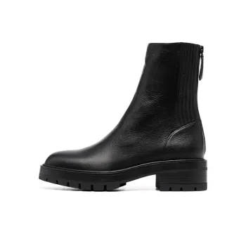 AQUAZZURA Saint Honore Combat Almond-toe Boots