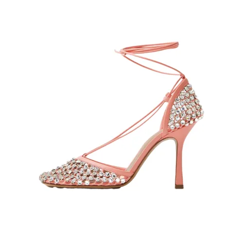 Bottega Veneta Slim Heel Stylish Sandal Women's Pink