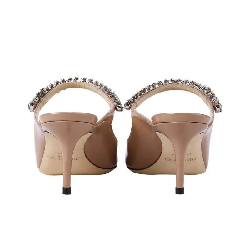 Jimmy Choo Bing 65mm Crystal-embellished Mules-3
