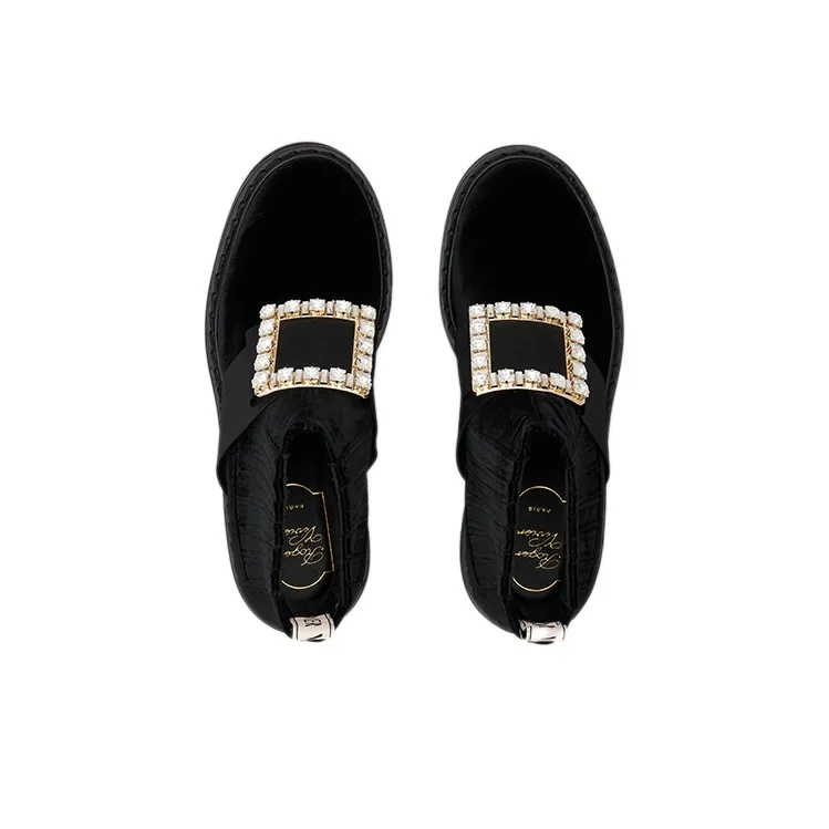 Roger Vivier Viv' Rangers Chelsea Boots Women's Black-2