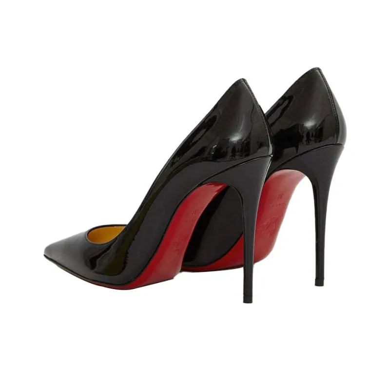 CL Kate Slim Heel High Heels 10cm Women's Black-3