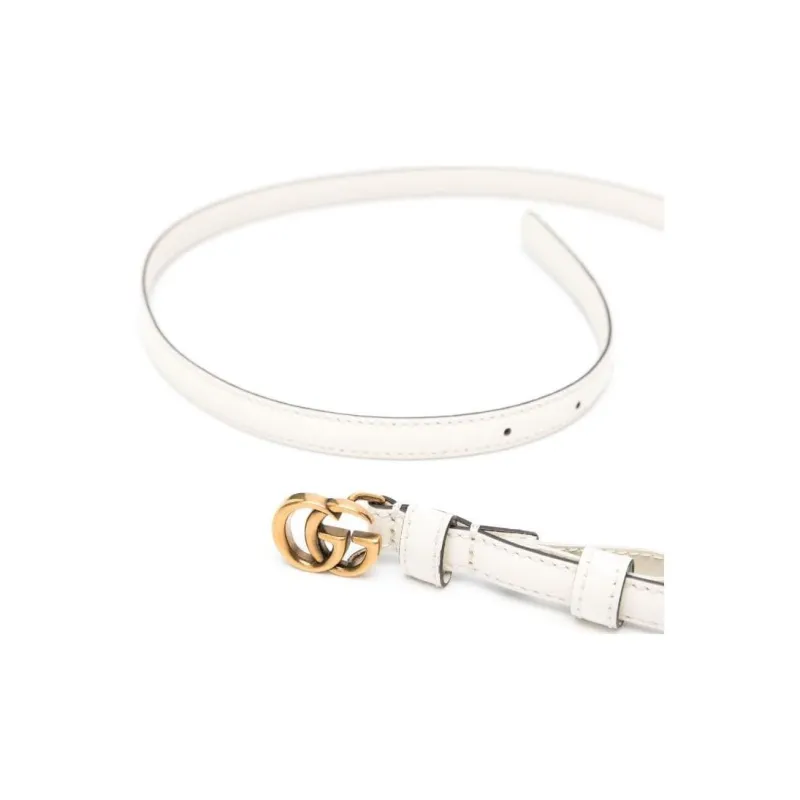GUCCI Leather Belts Women's Width 1.2CM-2