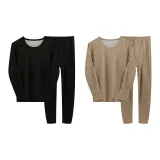 Men's 2 Set (Black+Khaki)