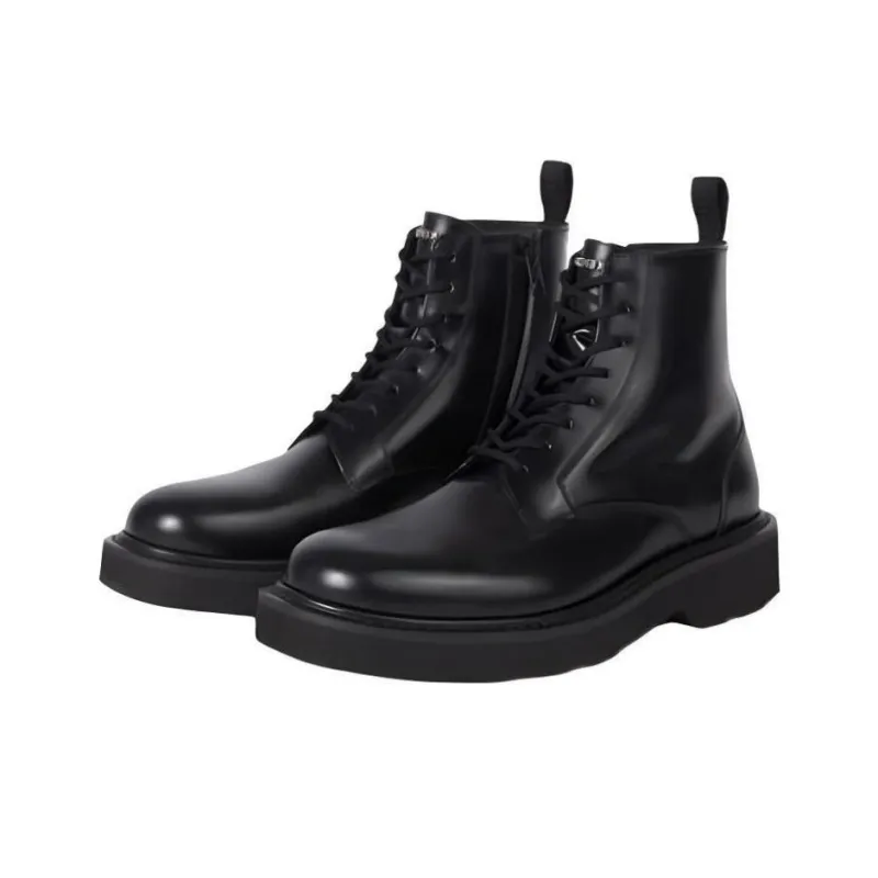 KENZO Ukio Ankle Boots 3.5cm Men's Black-3
