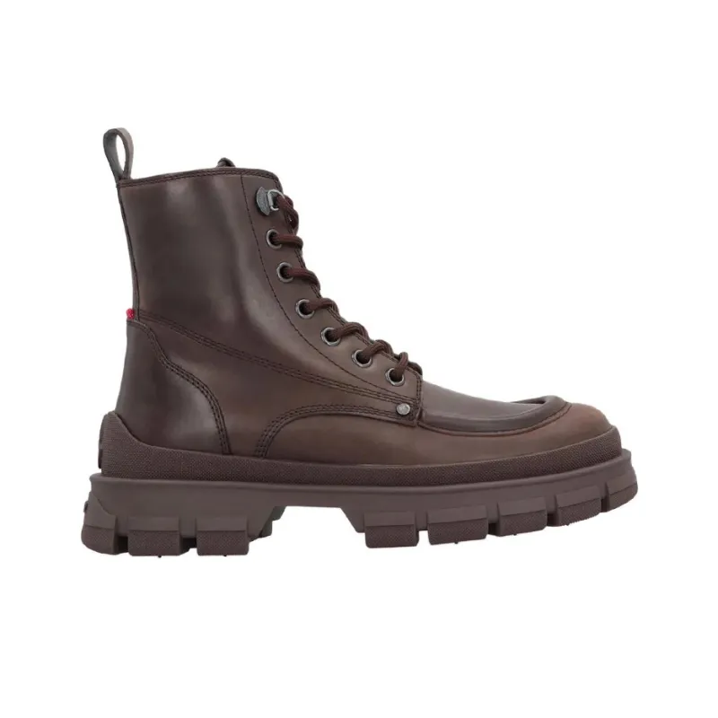 Moncler Hevea City Ankle Boots Men's Brown-1