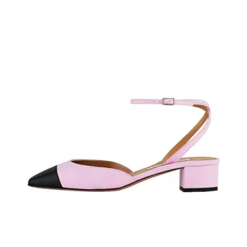 AQUAZZURA Chunky Heel High Heels 3.5cm Women's Pink