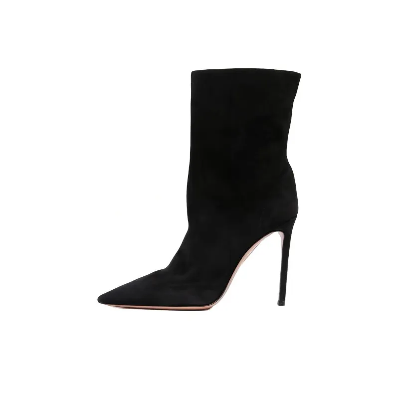 AQUAZZURA Pointed-toe Ankle Boots-0
