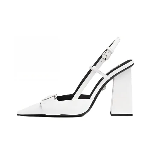 VERSACE Medusa Head Leather Pumps