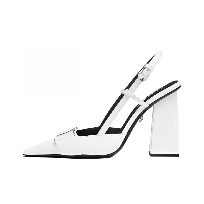 VERSACE Medusa Head Leather Pumps-0