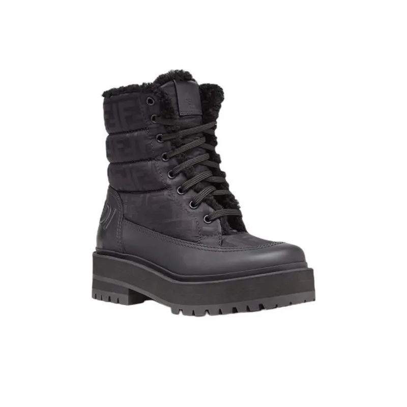 FENDI Fashion Ankle Boots Women's Black-2