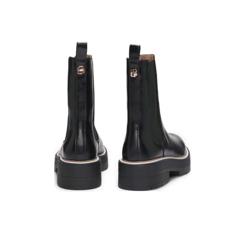 HUGO BOSS Short Chelsea Boots Women's Black-3