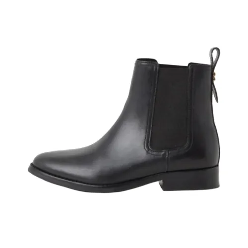 COACH Short Chelsea Boots Women's Black