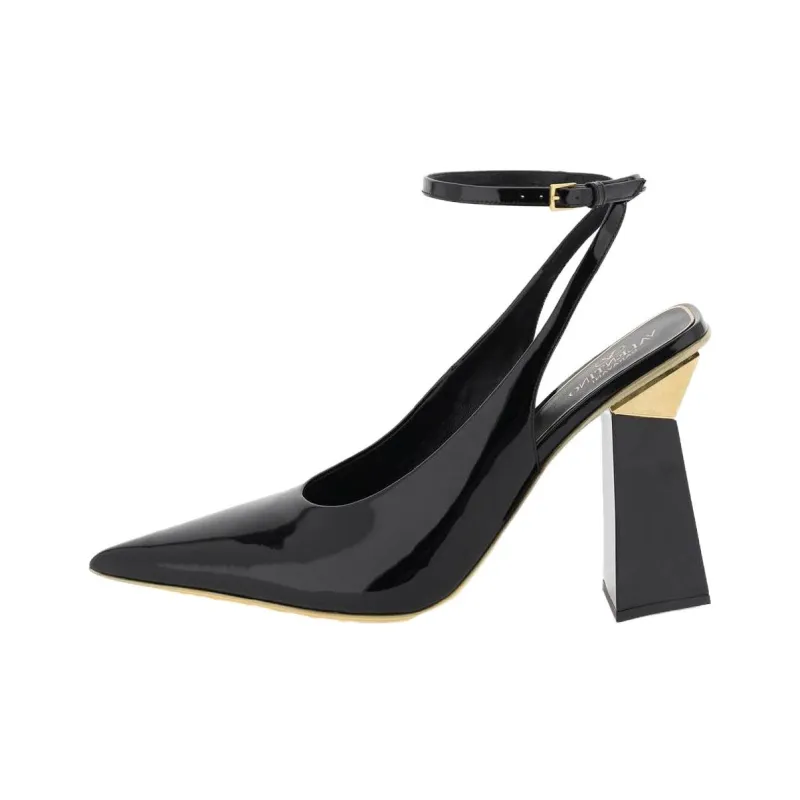 Valentino Chunky Heel High Heels Women's Black-0