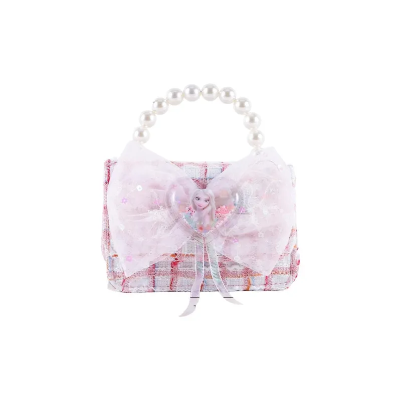 Disney Frozen Series Polyester Handbag Regular Kids' Pink/Blue-6