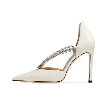 Jimmy Choo Bee High Heels Women's White