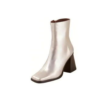 ALOHAS Ankle Boots 8cm Women's Silver